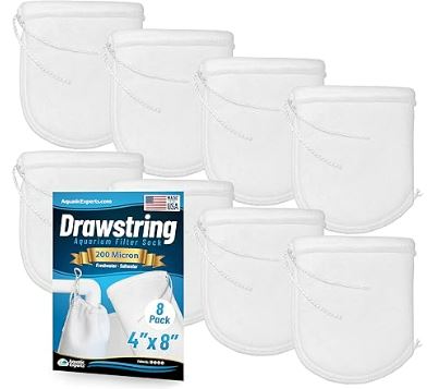 Aquatic Experts Drawstring Filter Sock 200 Micron for Saltwater & Reef AquariumsAquarium Filter Sock 200 Micron for Saltwater & Reef Aquariums