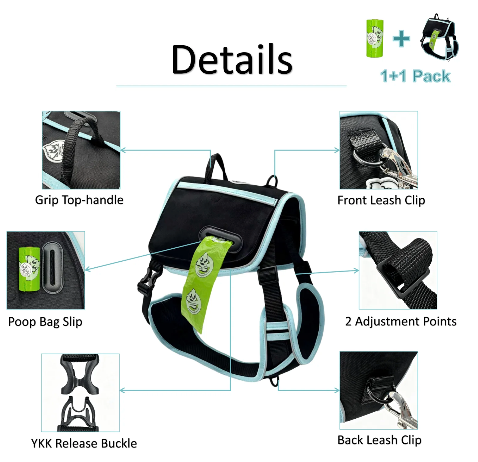 Poo Pal Dog Harness