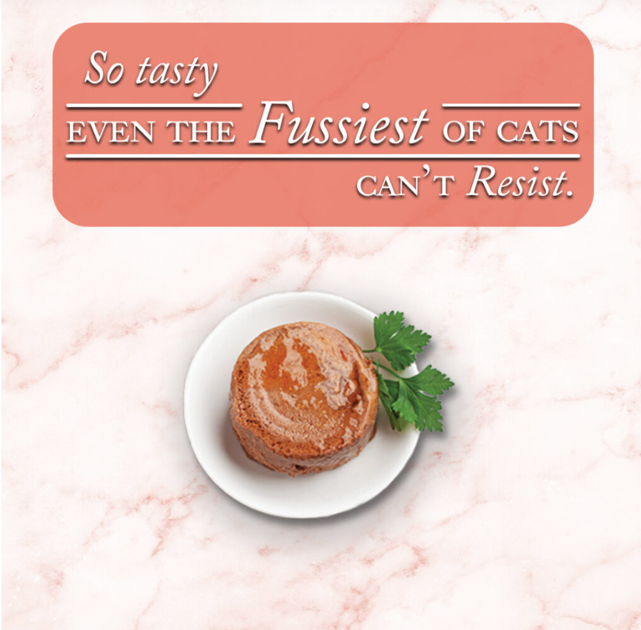 FUSSIE CAT FINE DINING CC 2.82.oz PATÉ CHKN DE SARDINA