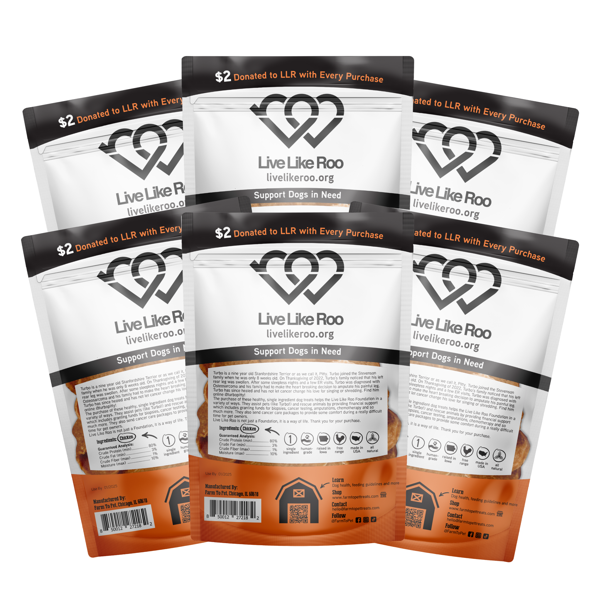 Farm To Pet Live Like Roo Chicken Chips