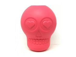 Sugar Skull Durable Rubber Chew Toy & Treat Dispenser