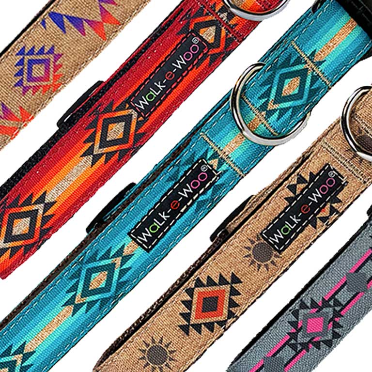 Southwestern Collars, Leads, and Bows - 7 Styles