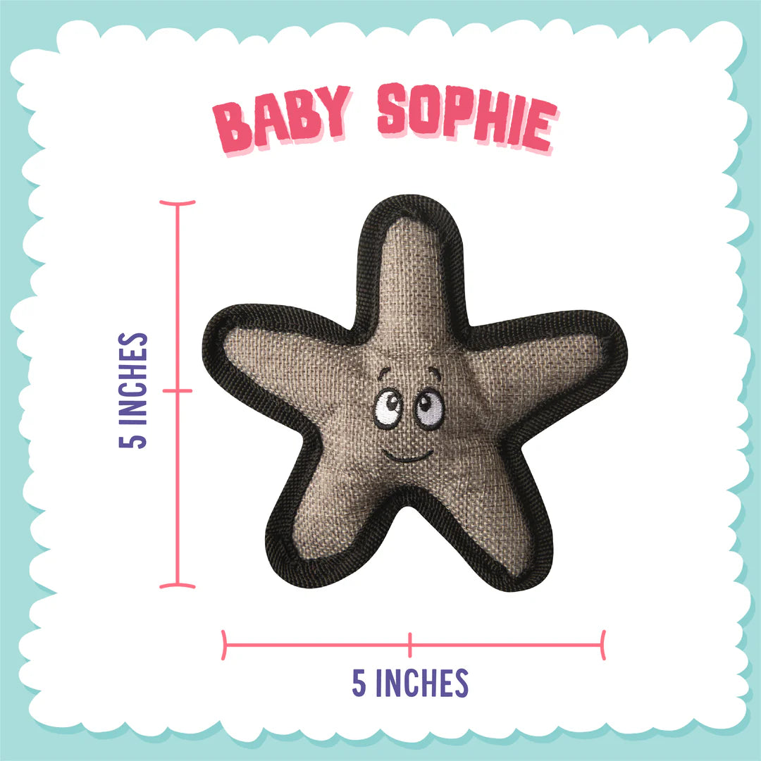 Snugarooz Baby Sophie the Starfish Dog Toy