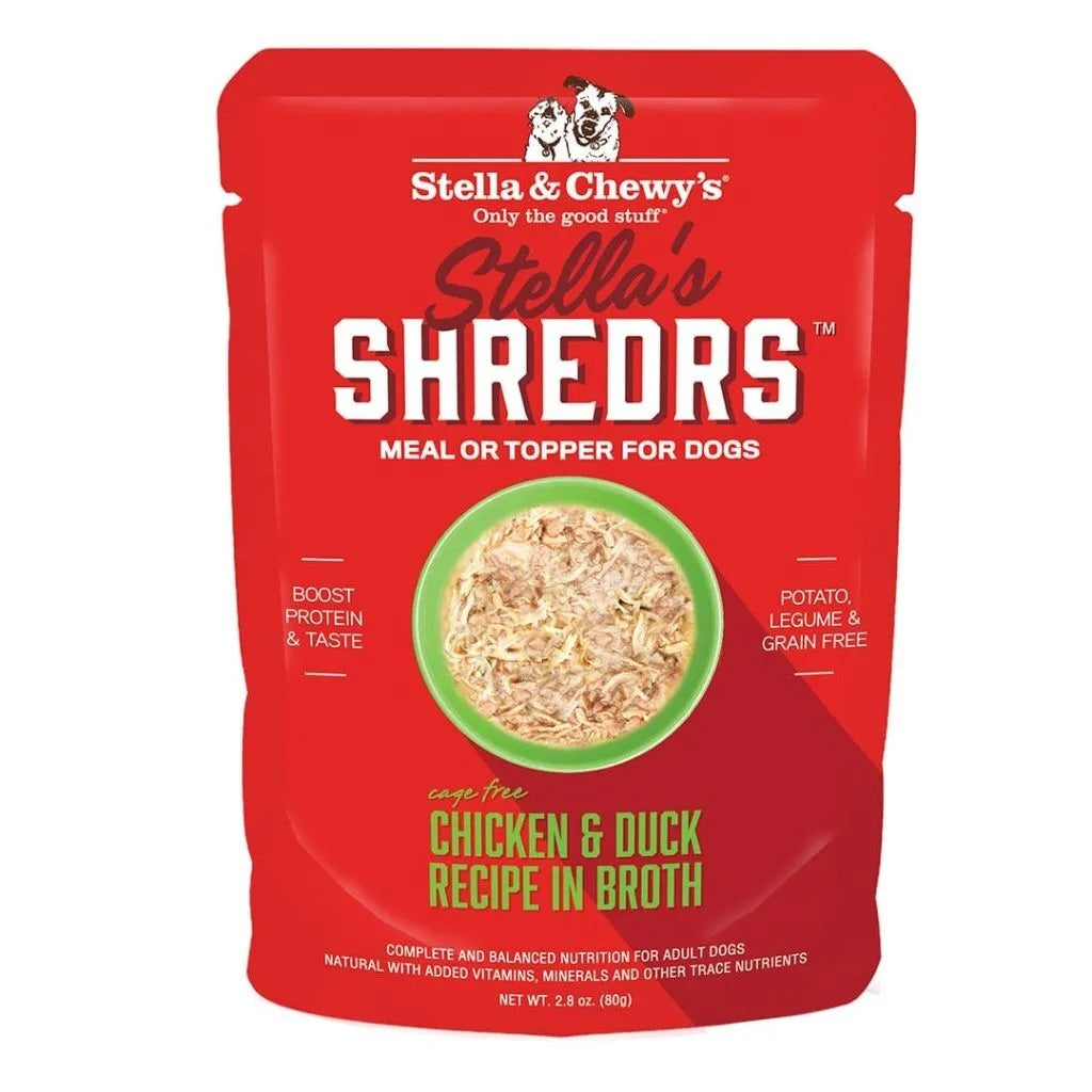 Alimento para perros trituradores de pollo y pato Stella & Chewy's de 2,8 oz