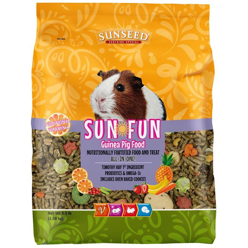 3.5lb Sunseed Sun-Fun Guinea Pig Food