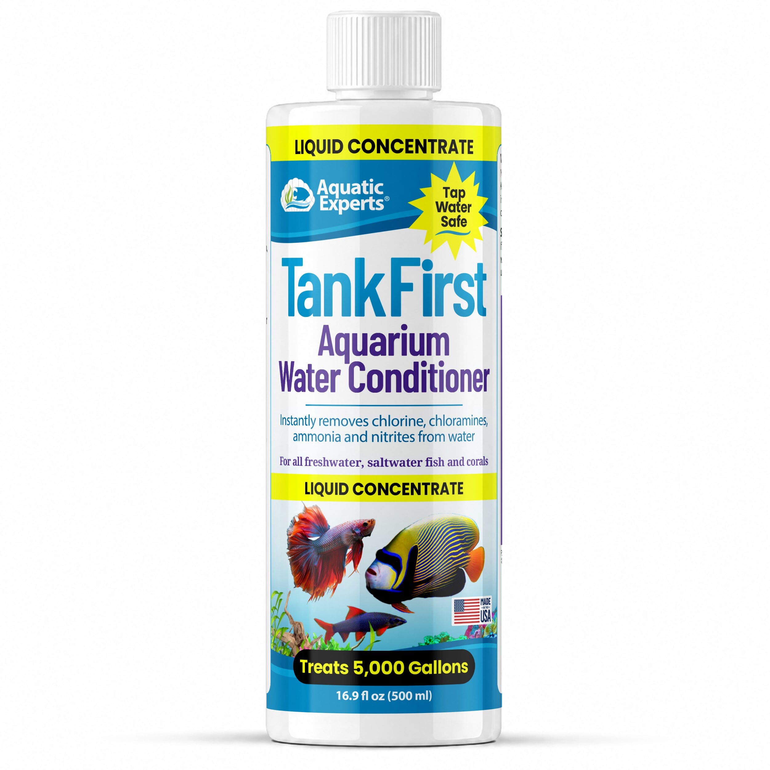 TankFirst Aquarium Water Conditioner – Chlorine & Ammonia Remover | Aquatic Experts