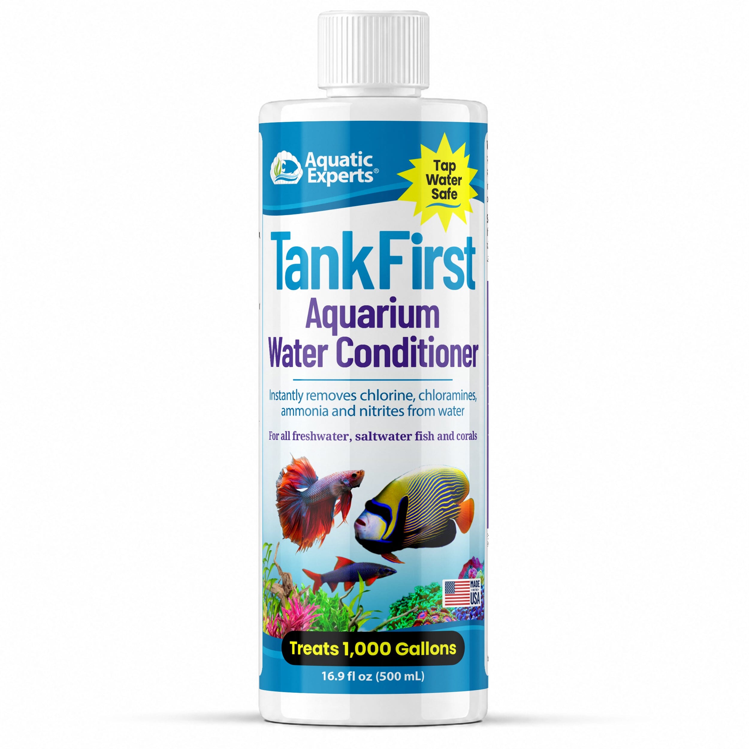 TankFirst Aquarium Water Conditioner – Chlorine & Ammonia Remover | Aquatic Experts