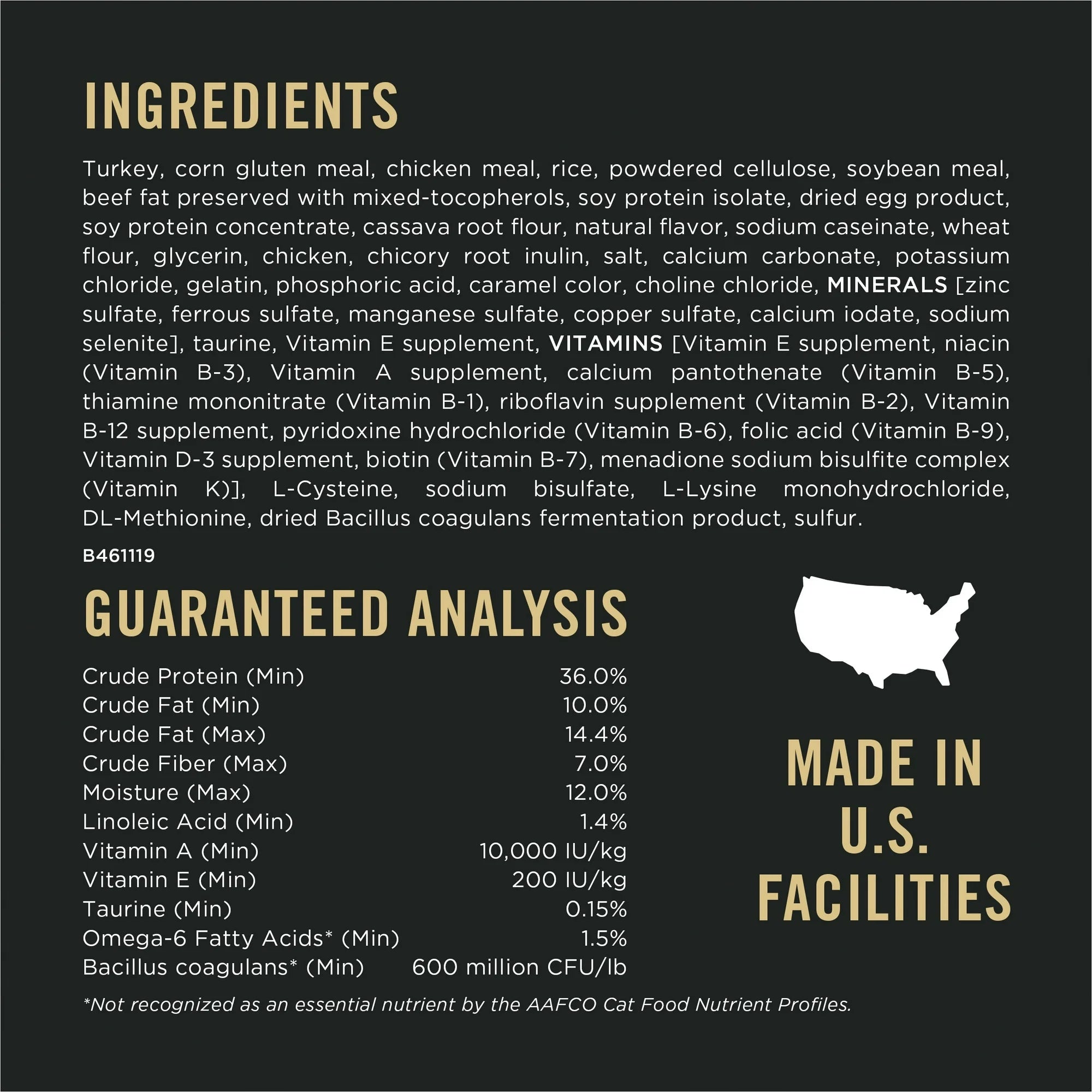 Pro Plan Adult Indoor Turkey & Rice Formula Dry Cat Food (3.5lb)