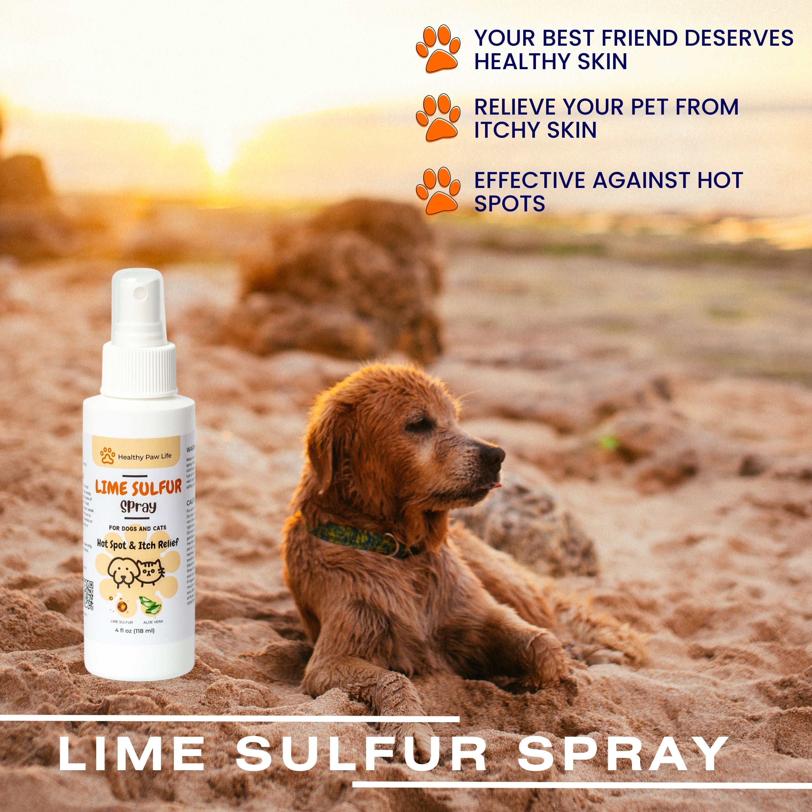 Lime Sulfur Pet Skin Cream and Spray