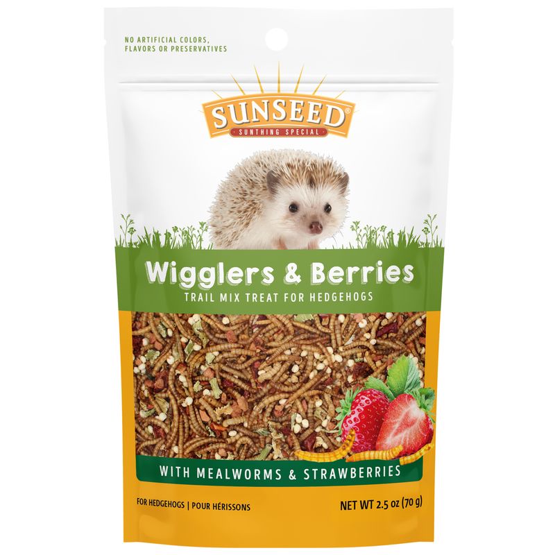 2.5oz Sunseed Vita Prima Wigglers & Berries Trail Mix Hedgehogs Treat