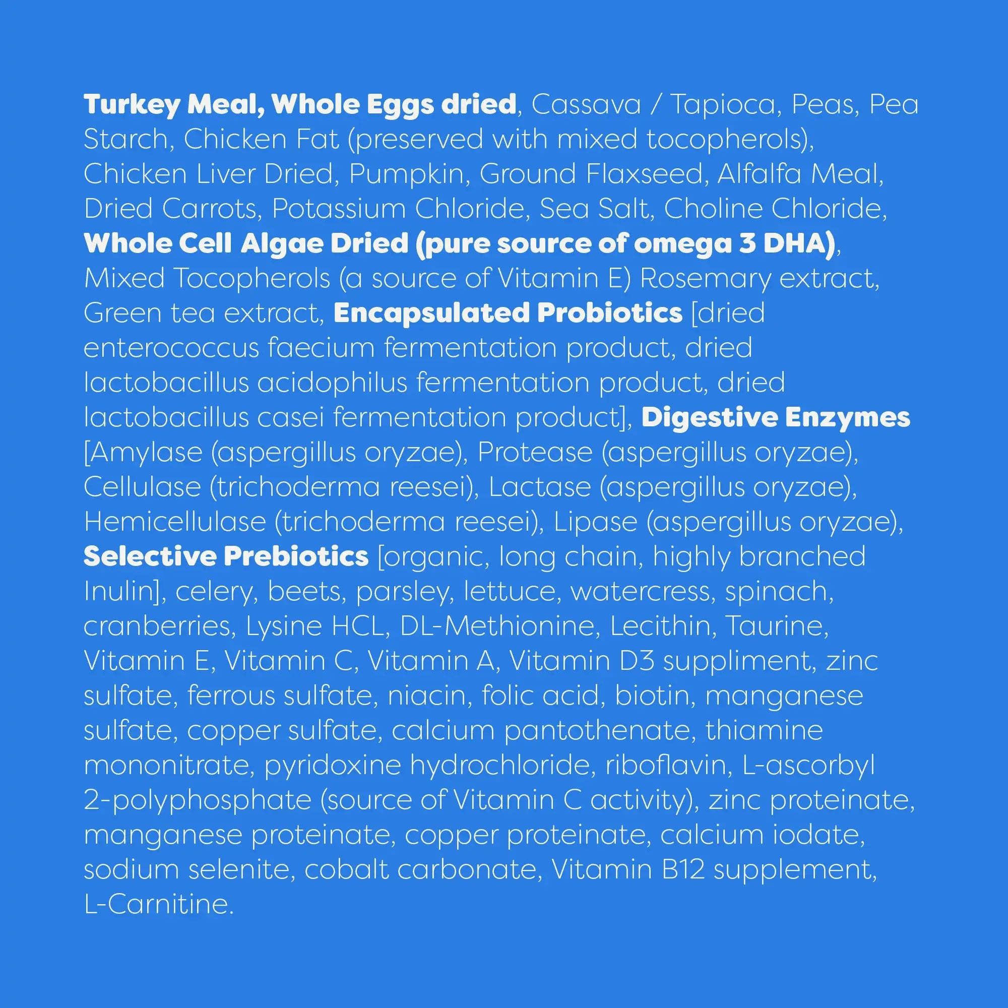 Turkey & Egg Dog Food