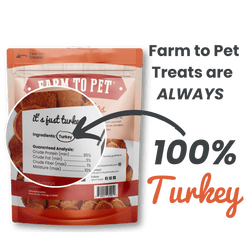 Farm To Pet Turkey Chips for Dogs