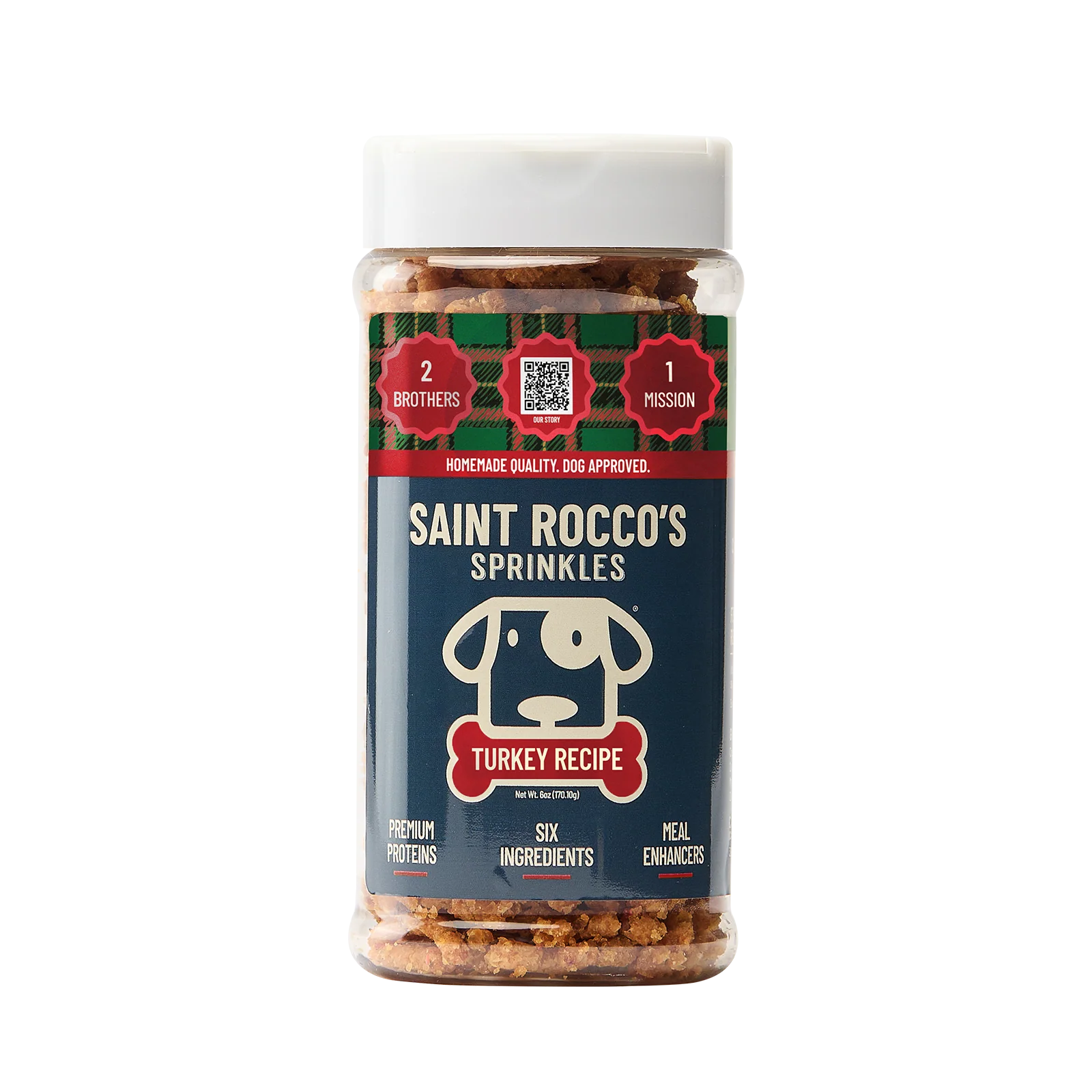 Saint Rocco's Dog Turkey Sprinkles (6oz)