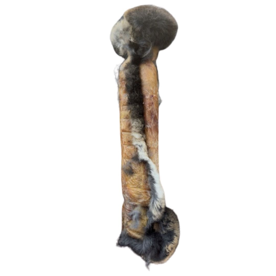 Rabbit hid roll dog chew