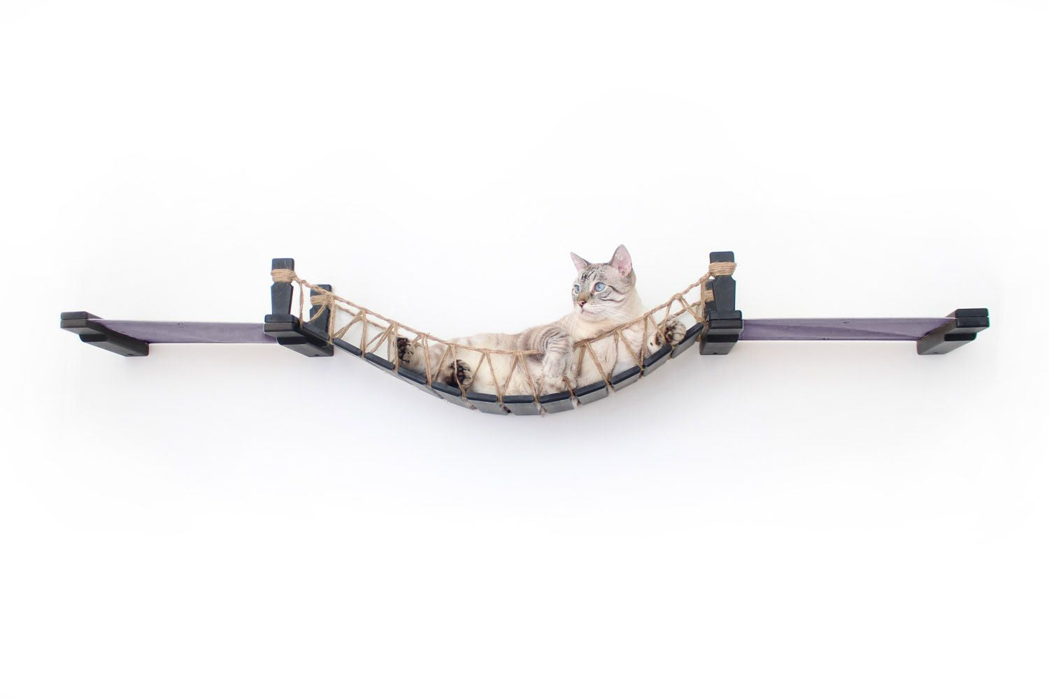 Double Cat Hammock and Climbing Bridge Combo