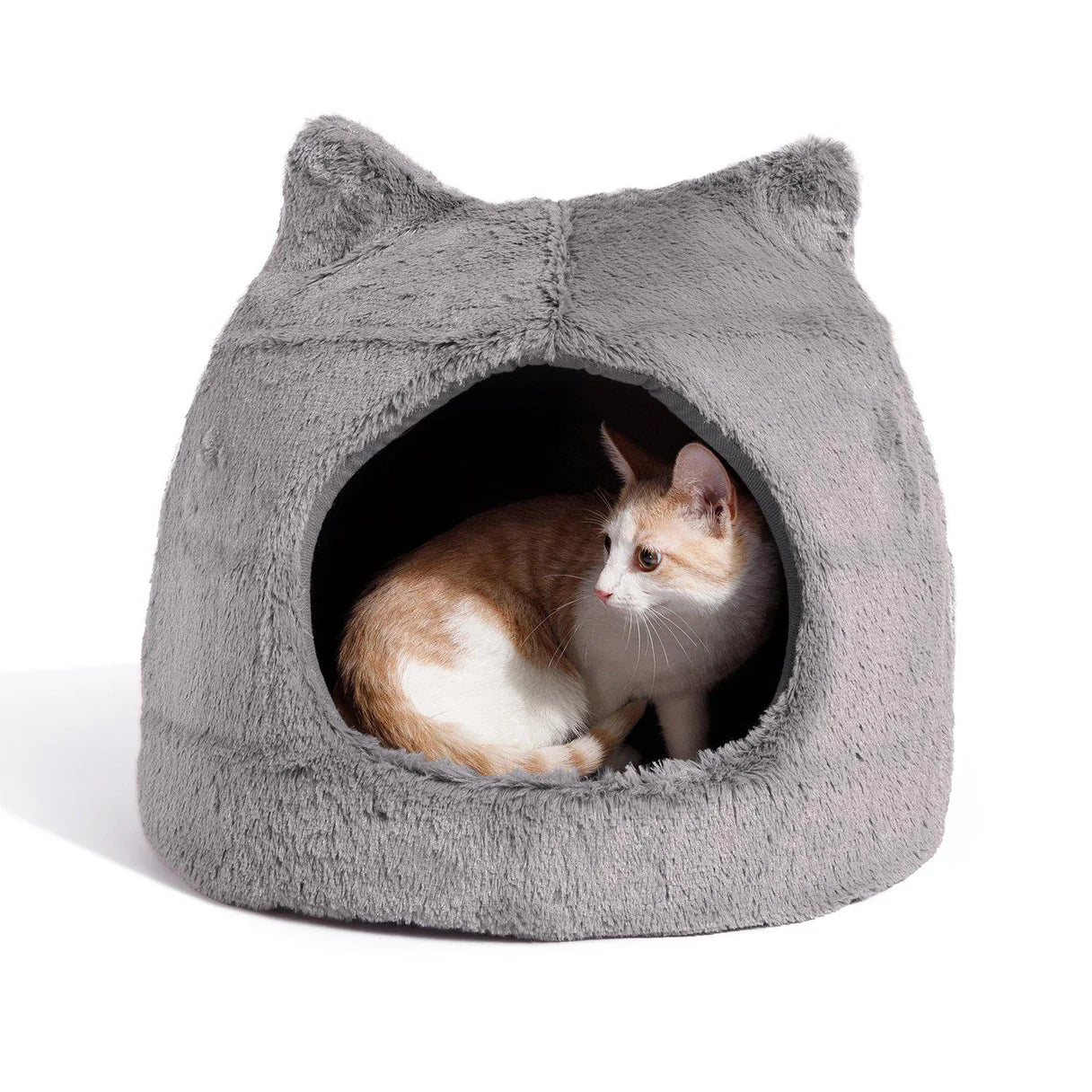 Best Friends by Sheri Meow Hut Fur Grey MD