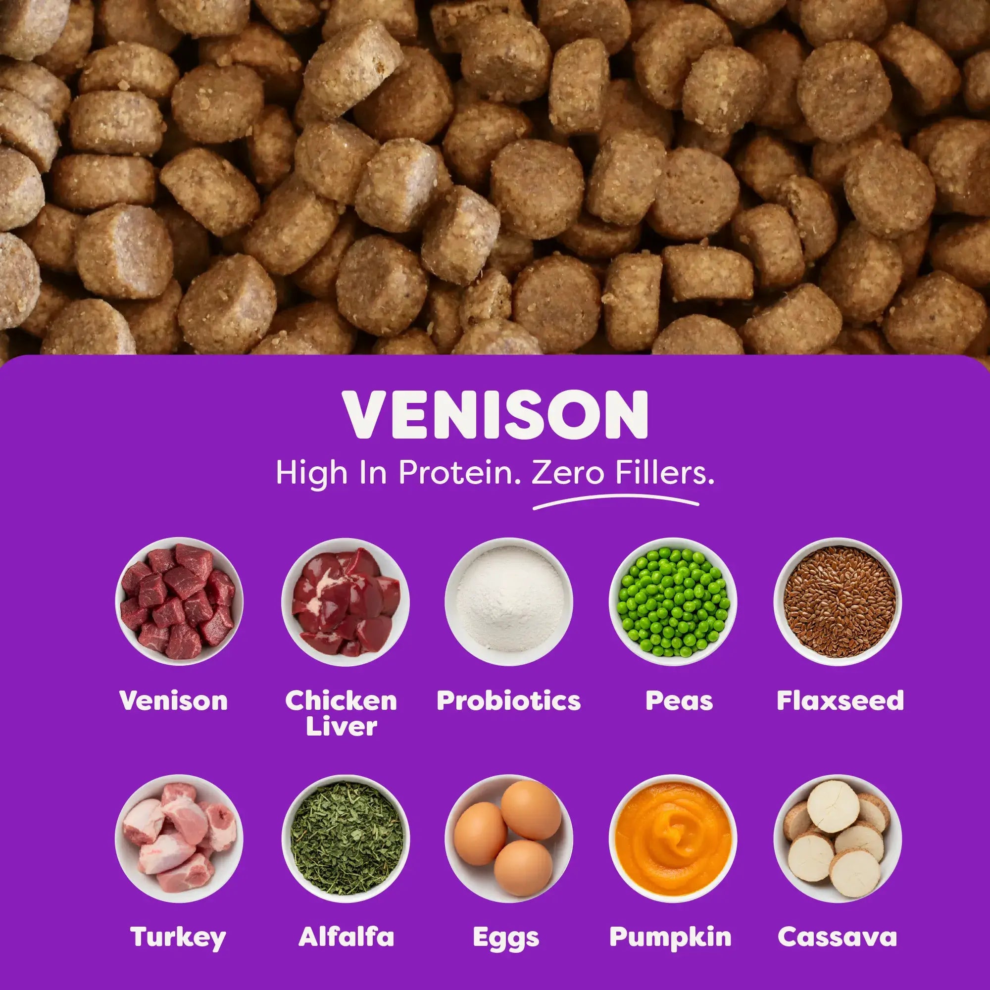 Venison & Egg Dog Food