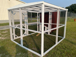 Wooden 8 Ft. Chicken Run (8’W X 8’L X 6’3”H)