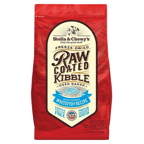 Stella & Chewy's Dog Raw Coated Whitefish (22lb)