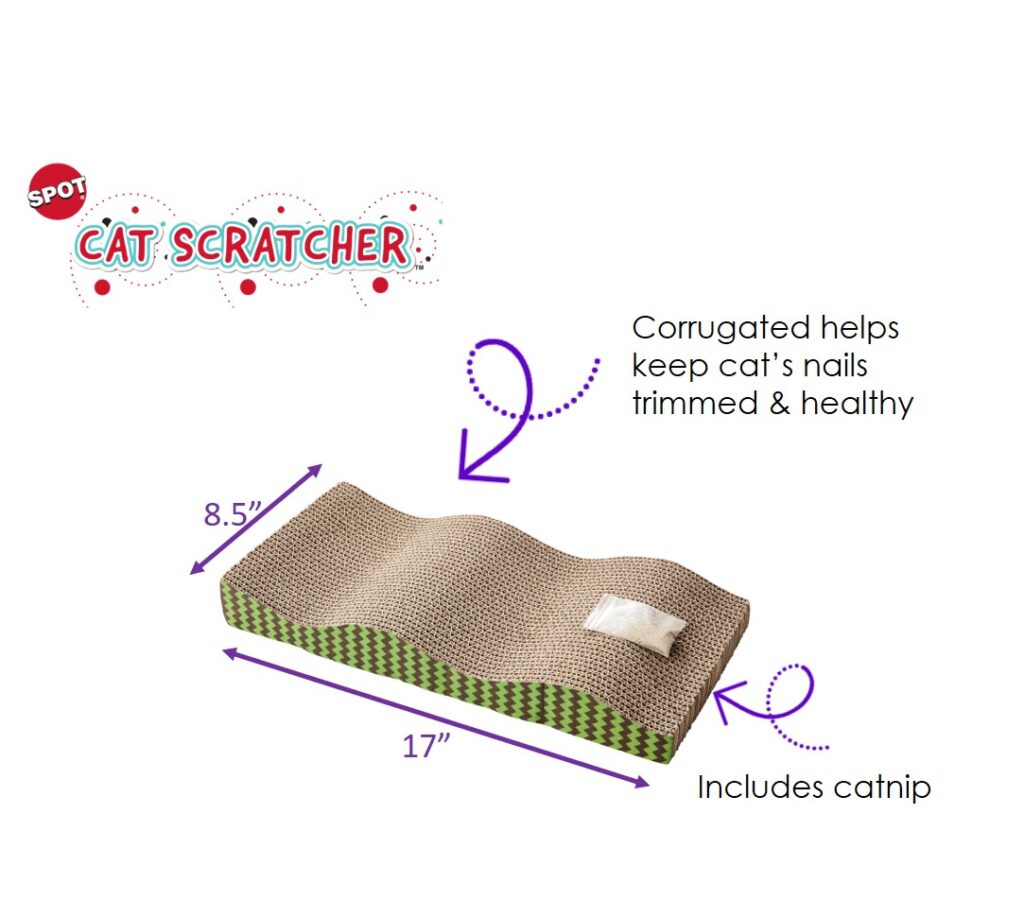 17inch Spot Ethical Wave Cat Scratcher