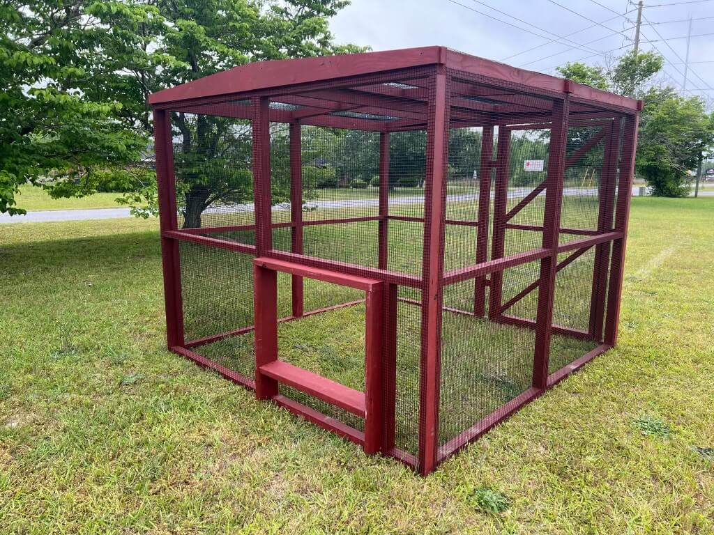 Wooden 8 Ft. Chicken Run (8’W X 8’L X 6’3”H)