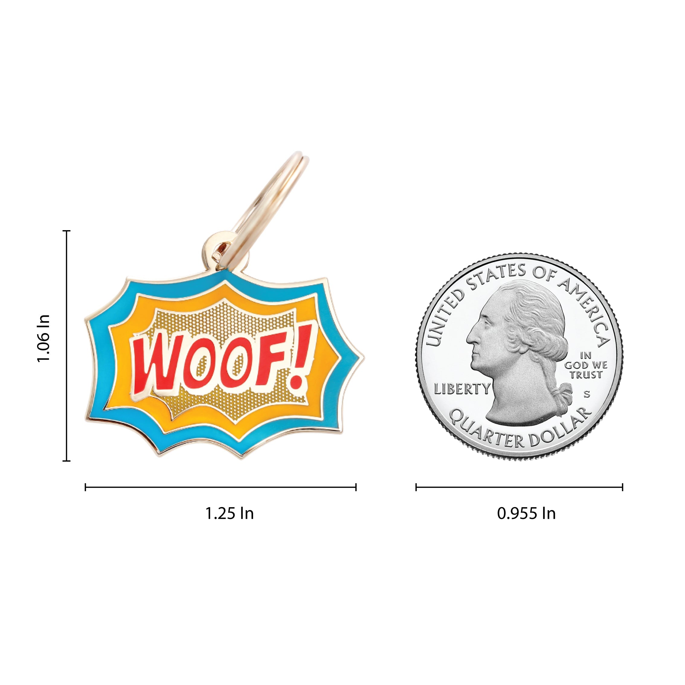 Woof! Pet ID Tag