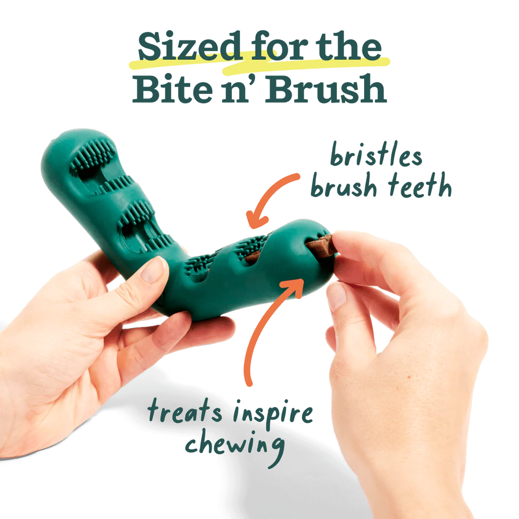 Woof Dog Bite N Brush Chicken Refill - 18 Pack