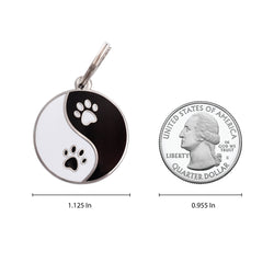 Yin Yang Pet ID Tag