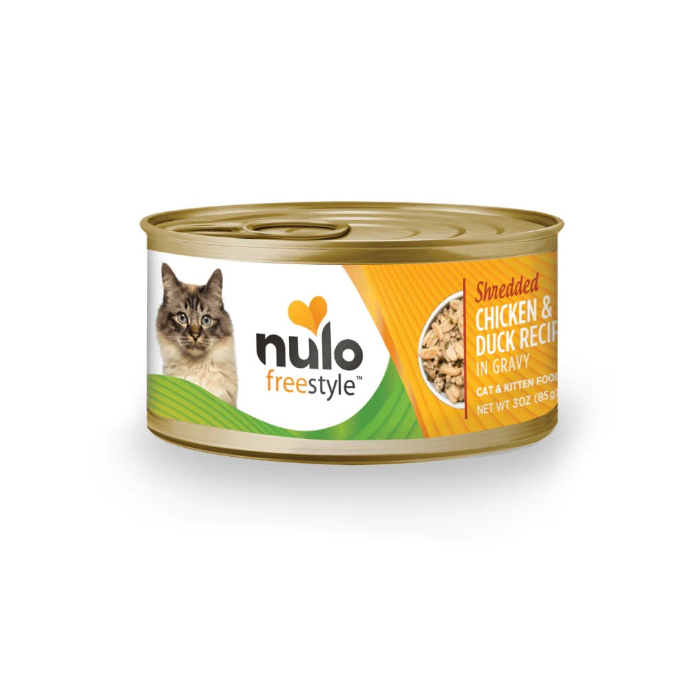 Nulo Shredded Chicken & Duck Grain Free Cat Food (3oz)