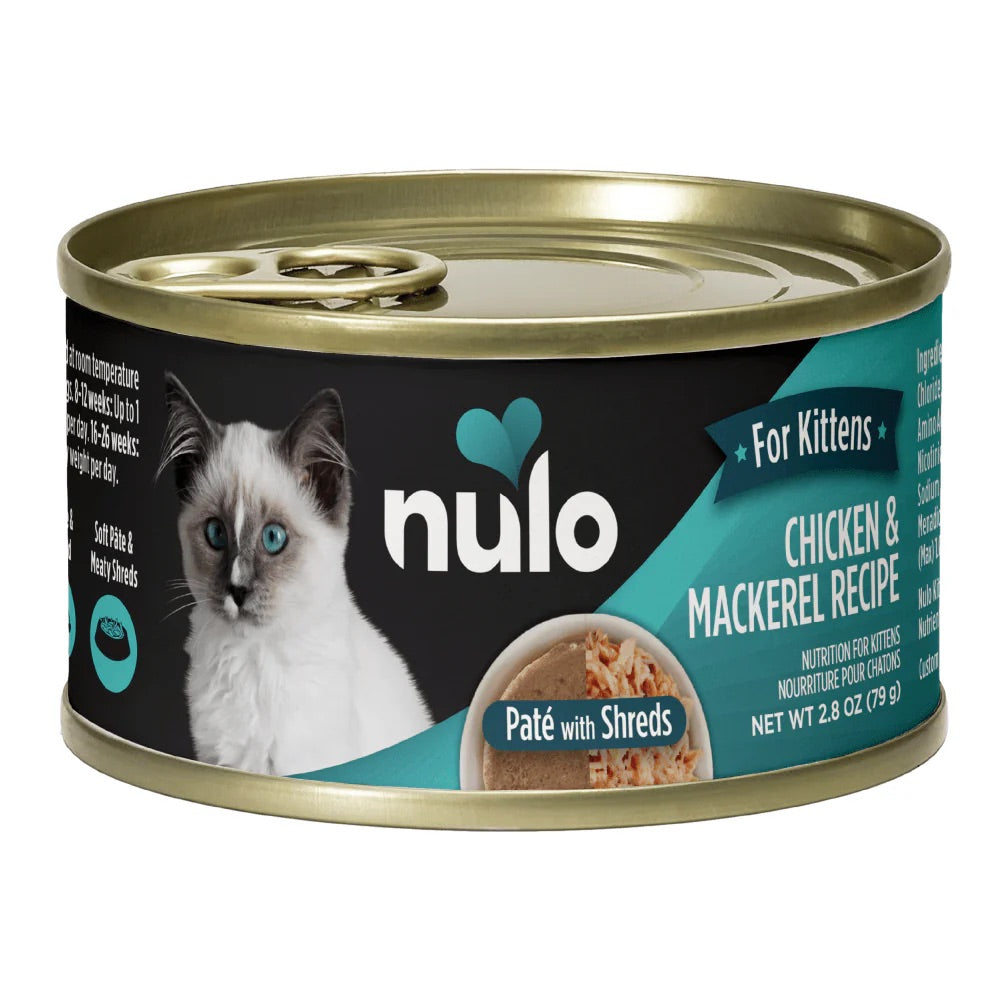 Nulo Pate Chicken & Mackerel Kitten Food (2.8oz)