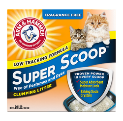 Arena aglomerante Arm &amp; Hammer Super Scoop de 14 lb, sin fragancia