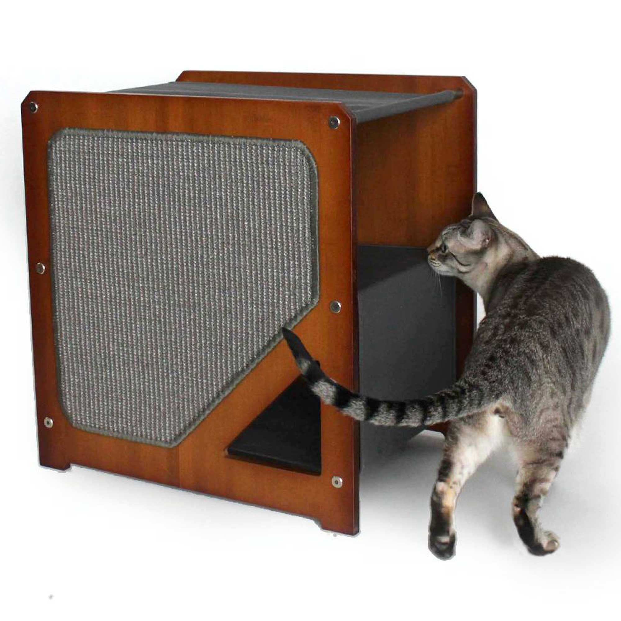 The Grotto - Short Cat Tree for Small Spaces