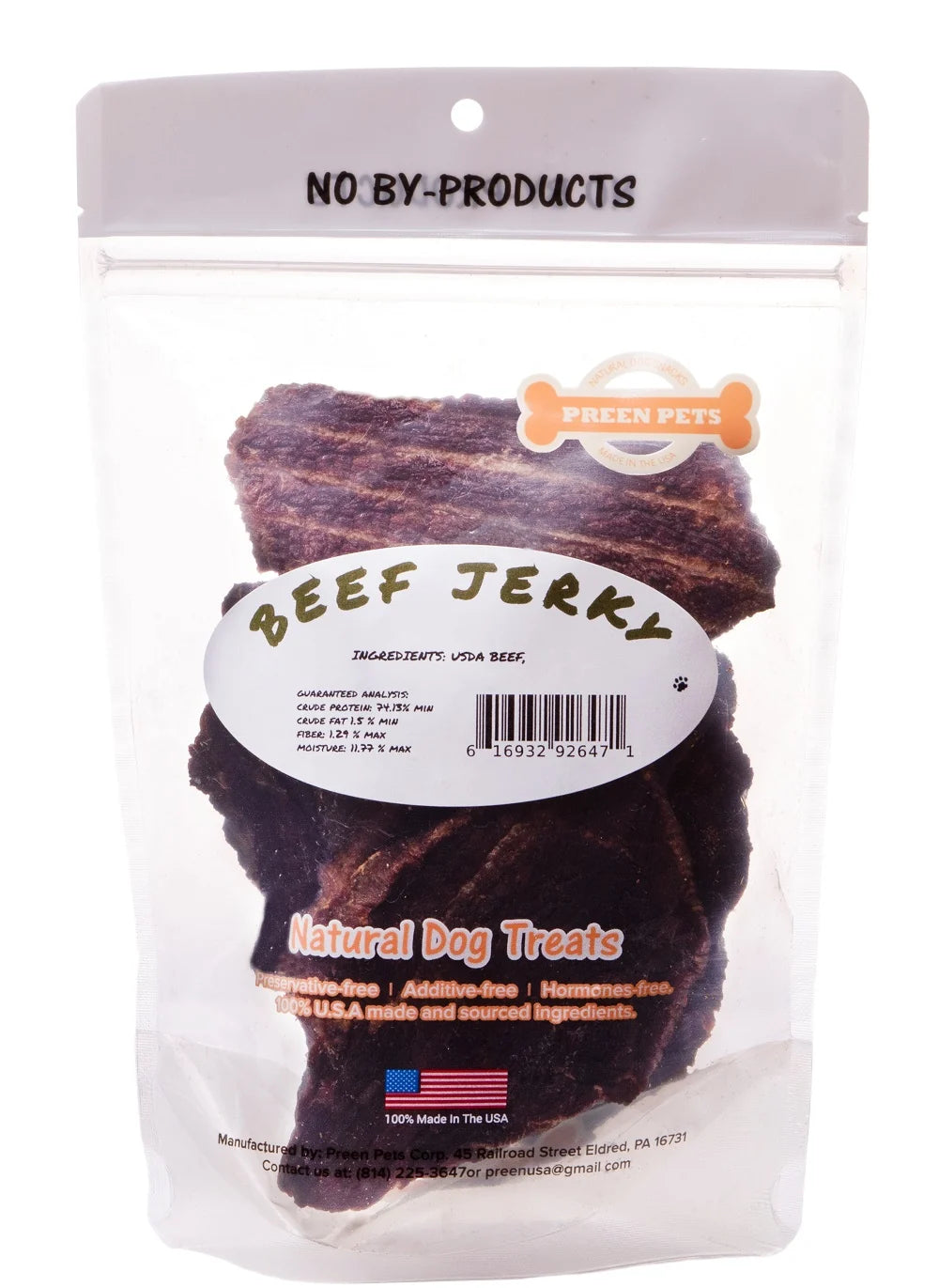 Preen Pets Beef Jerky