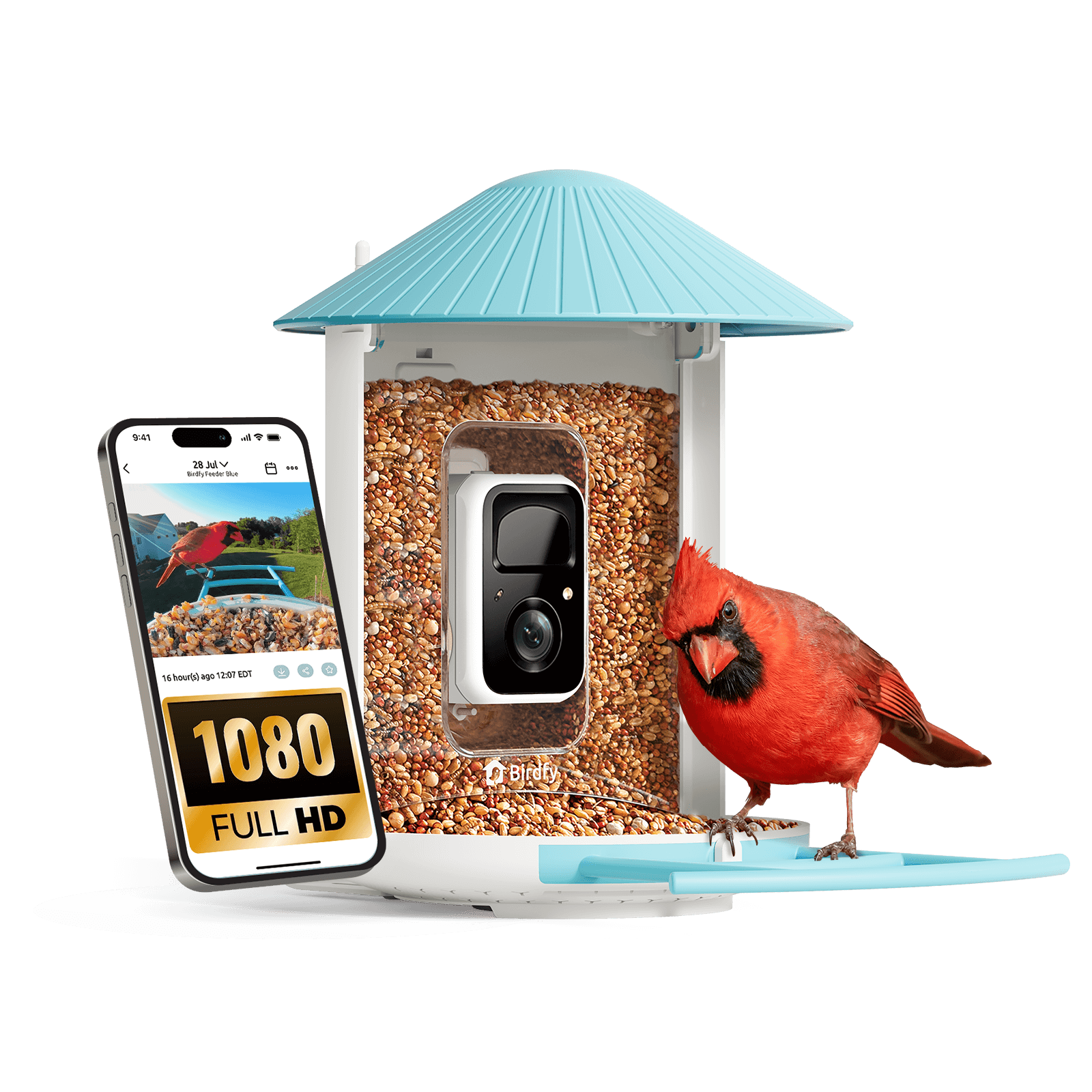 Birdfy Feeder - AI-Powered Smart Bird Feeder with Camera
