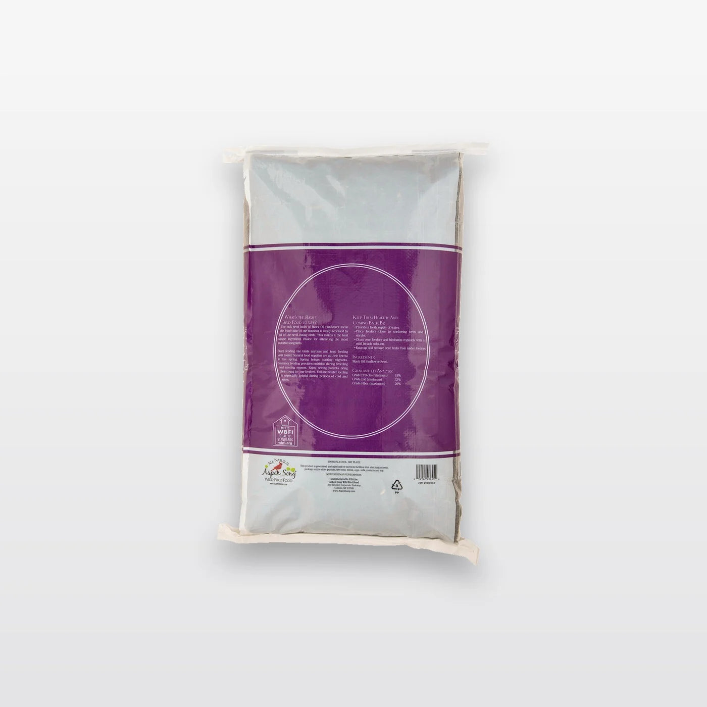 Aspen Song Black Oil Sunflower (3lb)