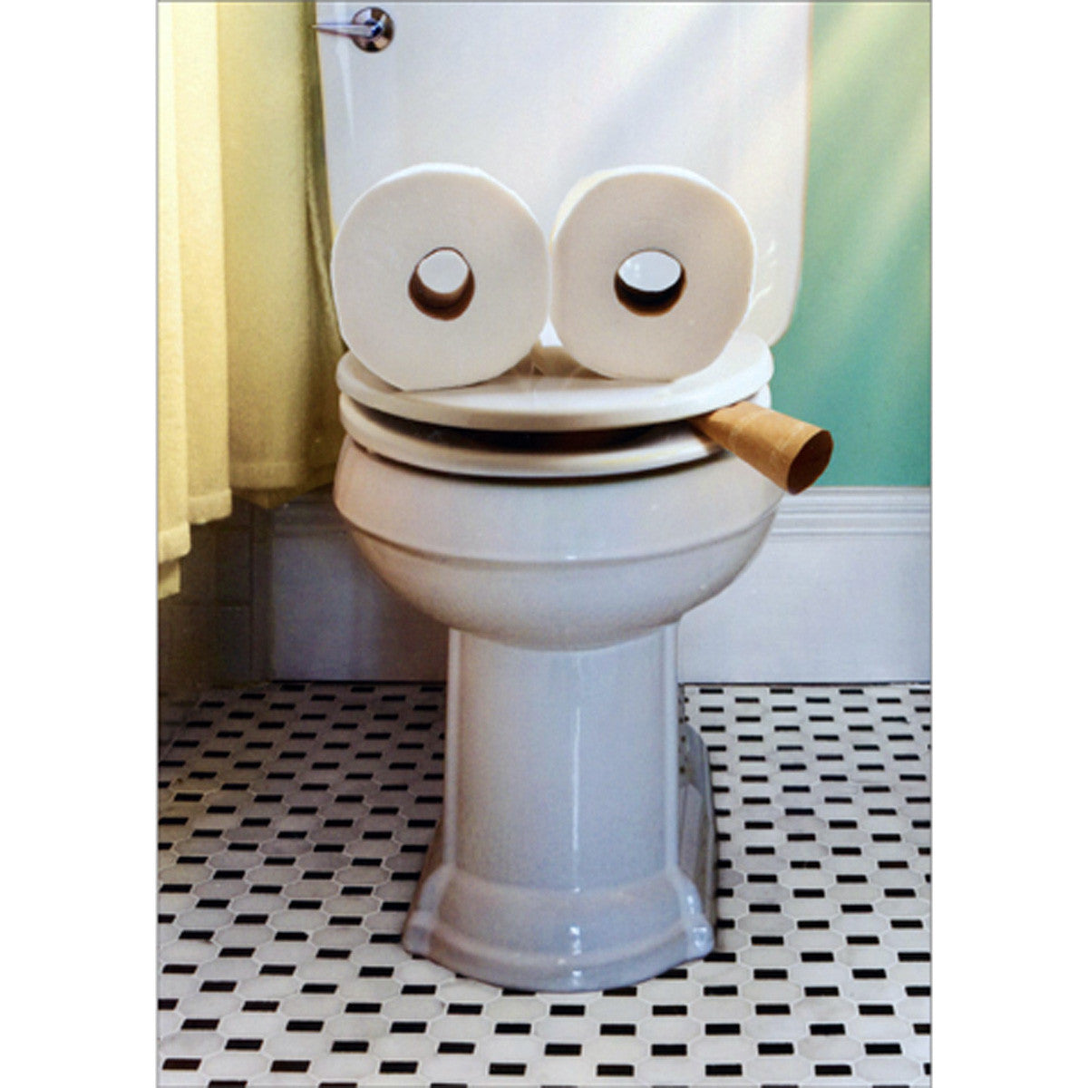 Avanti Toilet Face Greeting Card