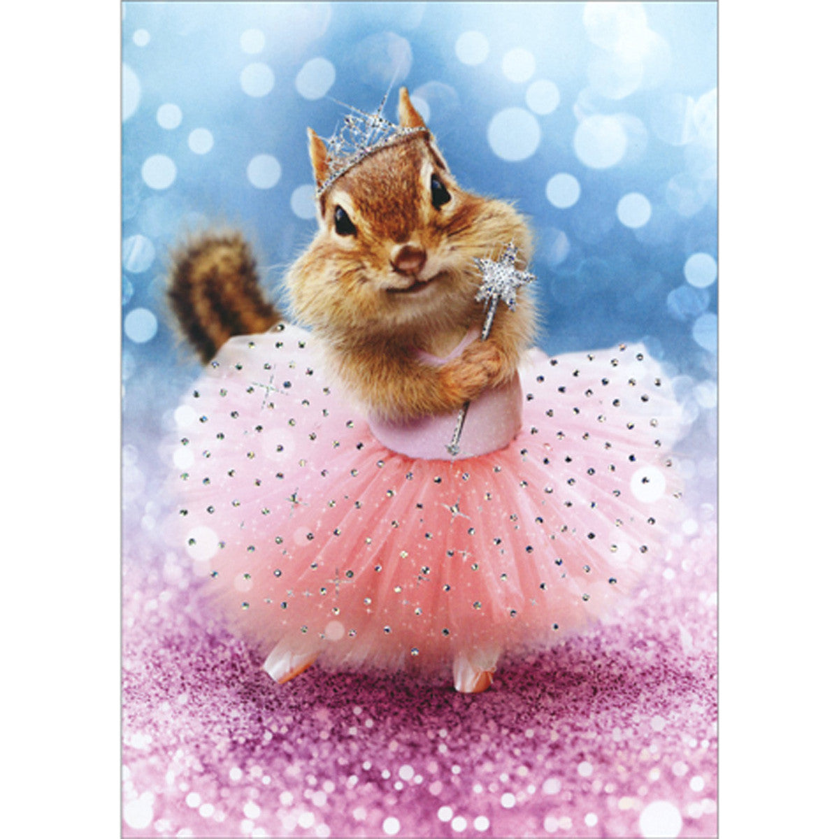 Avanti Chipmunk Ballerina Greeting Card