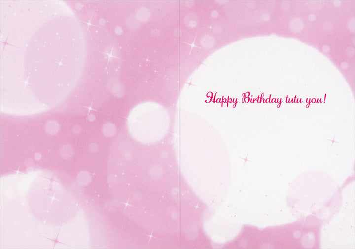 Avanti Chipmunk Ballerina Greeting Card