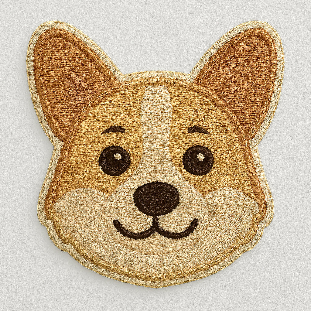 Nooee Pet Dog & Cat Face Patch – Decorative Self-Adhesive Patch (Choose Your Breed)
