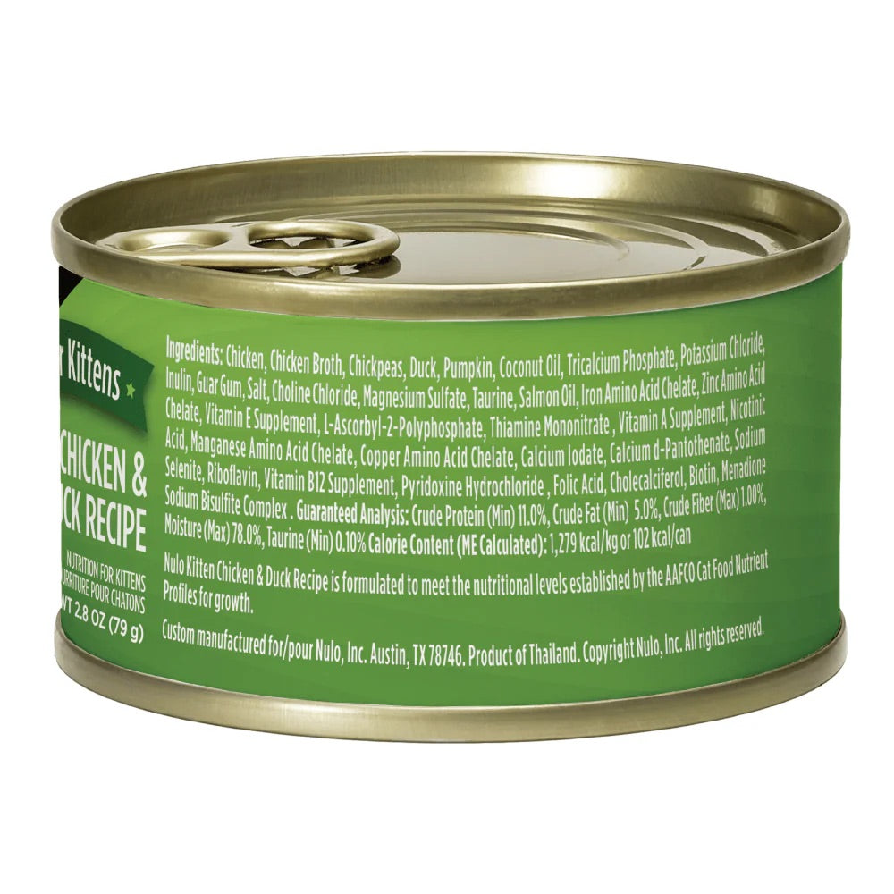 Nulo Pate Chicken & Duck Kitten Food (2.8oz)