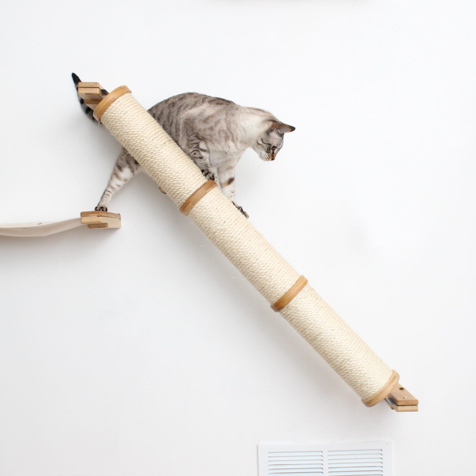 Slanted Cat Scratcher for Wall