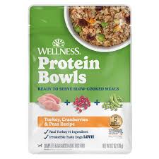 Wellness Protein Bowls Dog Turkey, Cranberries & Peas Adult (6.2oz)