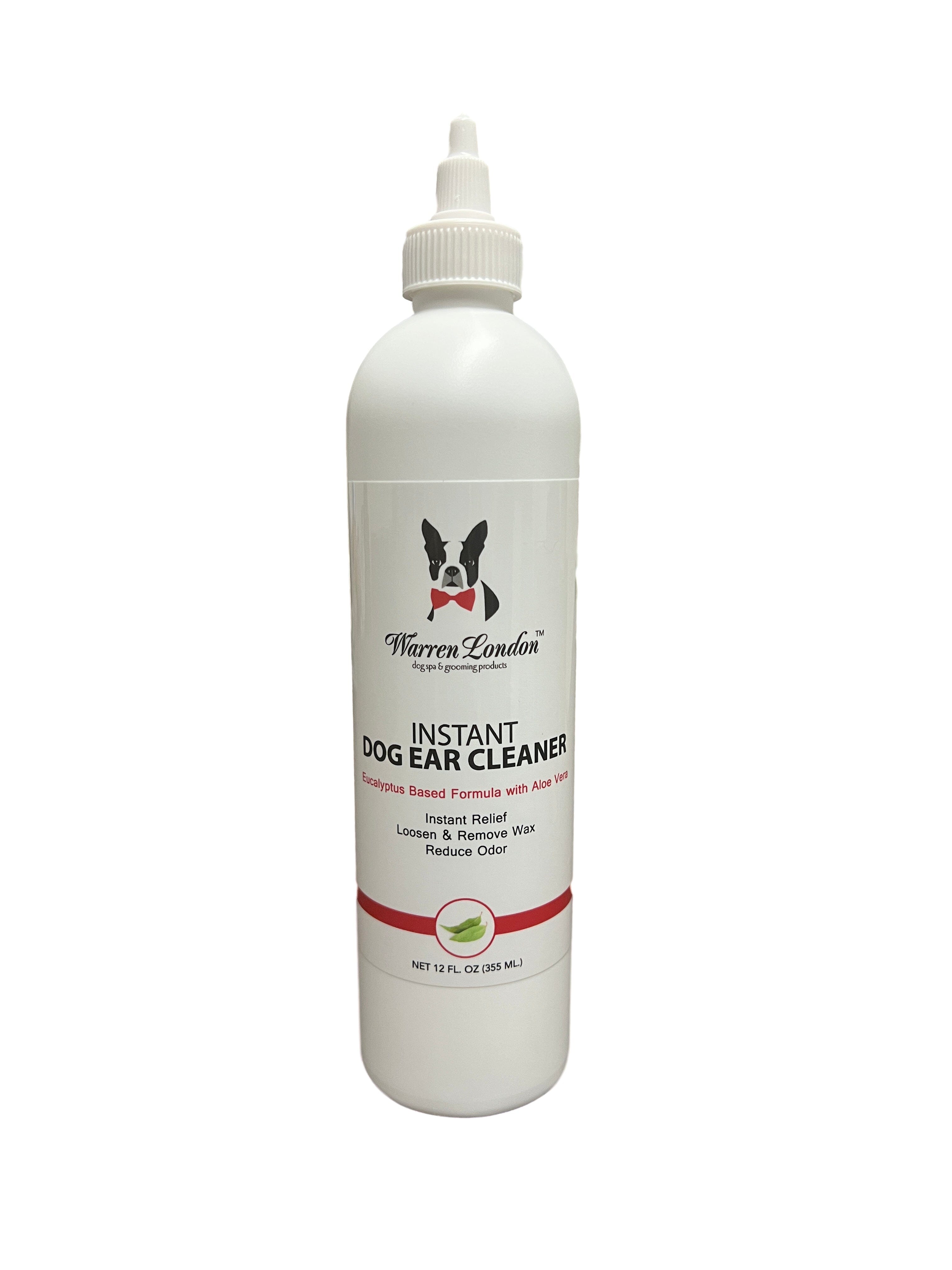 Instant Ear Cleaner For Dogs 12 oz or 1 gallon - Professional Size - Removes Wax and Odor