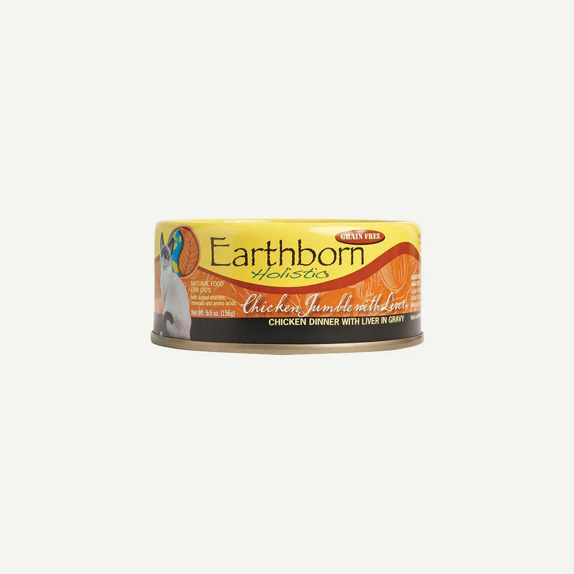 Comida húmeda para gatos Earthborn Grain Free All Life Stages Chicken Jumble de 5.5 oz