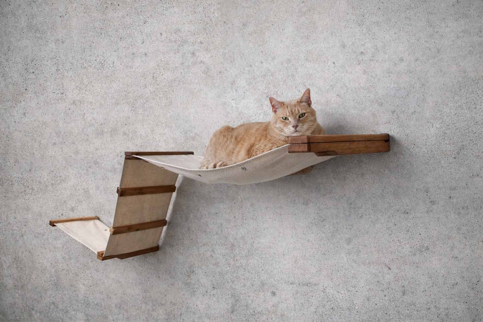 The Raceway - Wall Mounted Cat Hammock