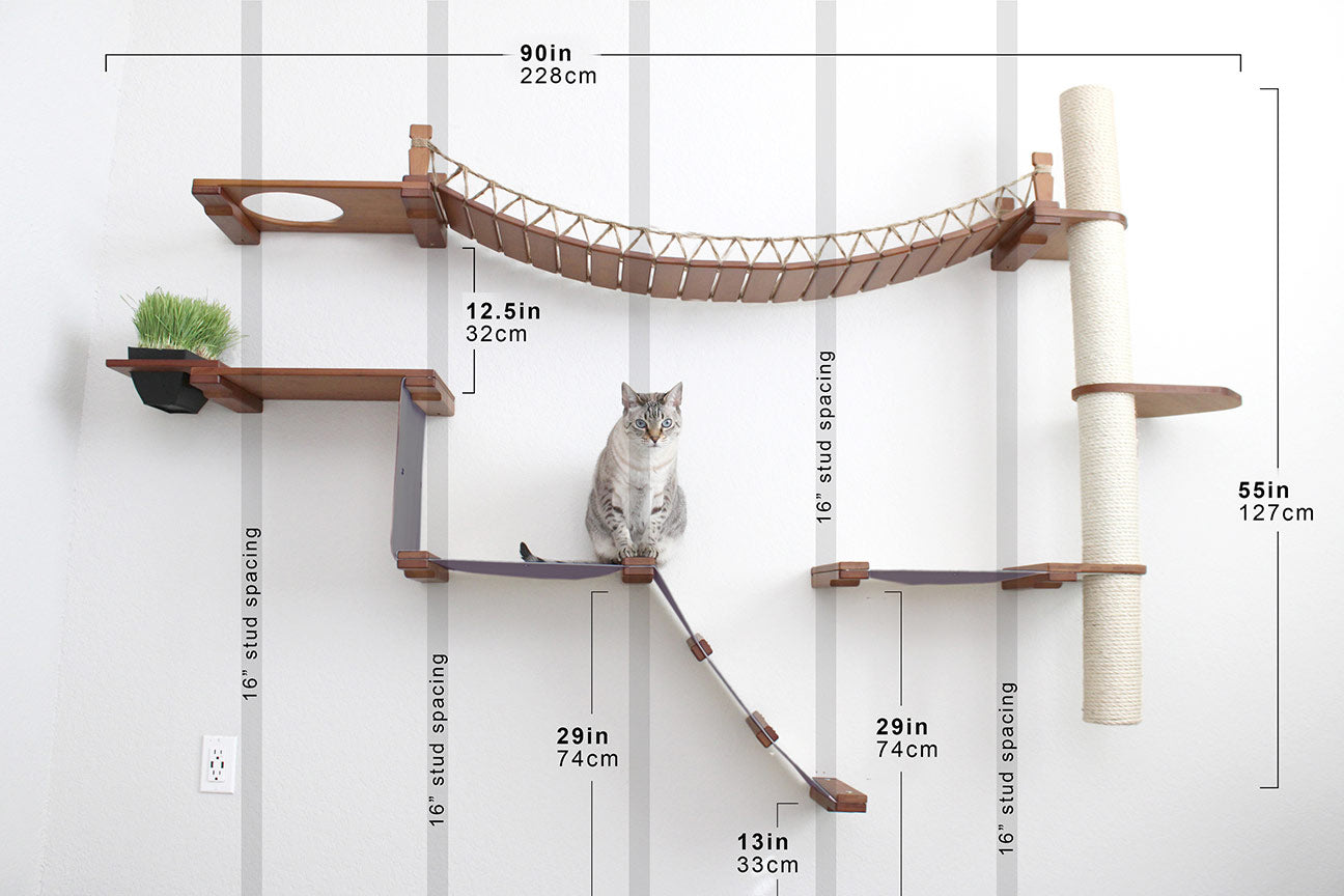 The Expedition - Cat Jungle Gym Wall System