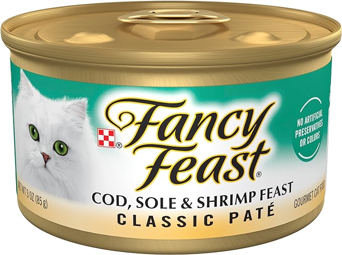 Fancy Feast Cod, Sole & Shrimp Wet Cat Food (3oz)