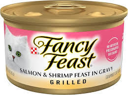 Fancy Feast Grilled Salmon & Shrimp Wet Cat Food (3oz)