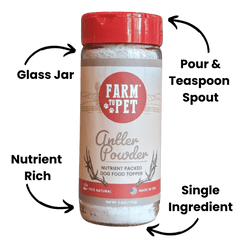 Farm To Pet Antler Powder Dog Food Topper