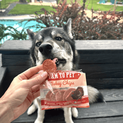 Farm To Pet Turkey Chips Snack Packs for Dogs